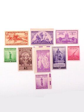 1940 United States Commemorative Stamp Year Set